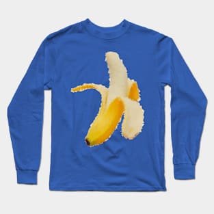 Low Poly Banana Long Sleeve T-Shirt